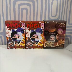 Migo Troublemaker and Tiny Bear Cookie Boxes